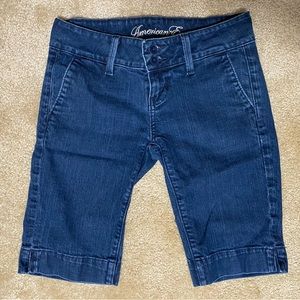 AEO Bermuda Jean Shorts